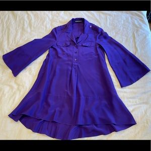Alberta Ferretti Midi Silk Dress